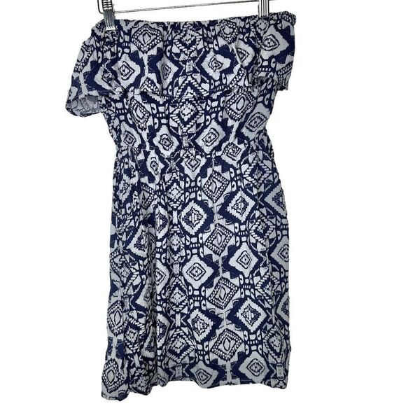 Charlotte Russe Blue and White Mini Dress - Picture 1 of 9